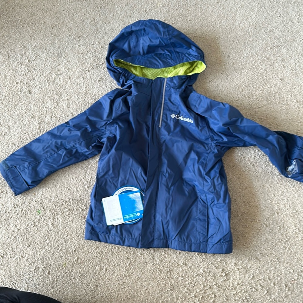 Columbia weatherproof waterproof rain jacket
